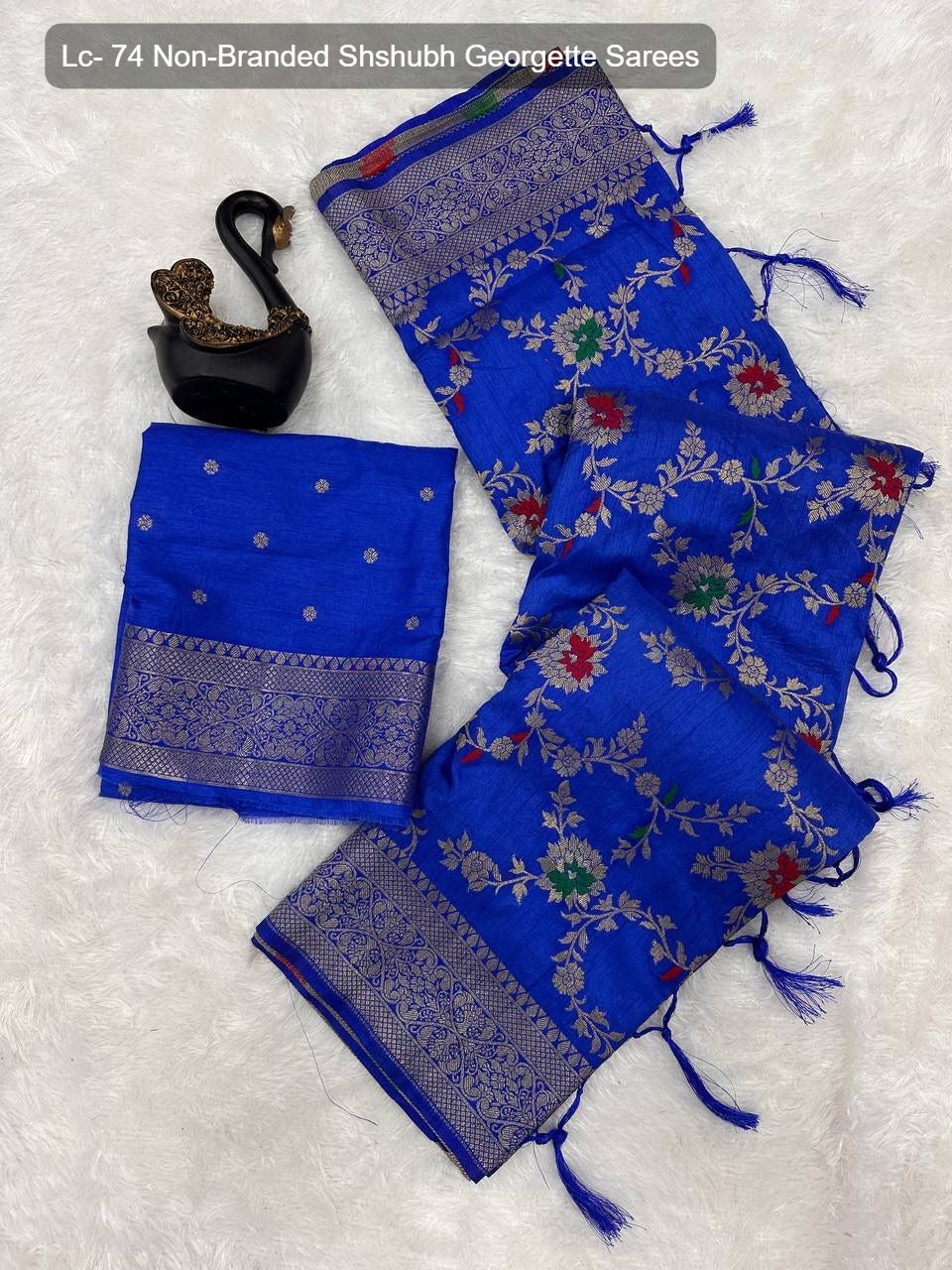 Lc- 74 Non-Branded Shshubh Georgette Sarees