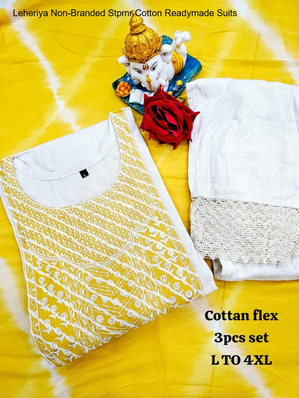 Leheriya Non-Branded Stpmr Cotton Readymade Suits