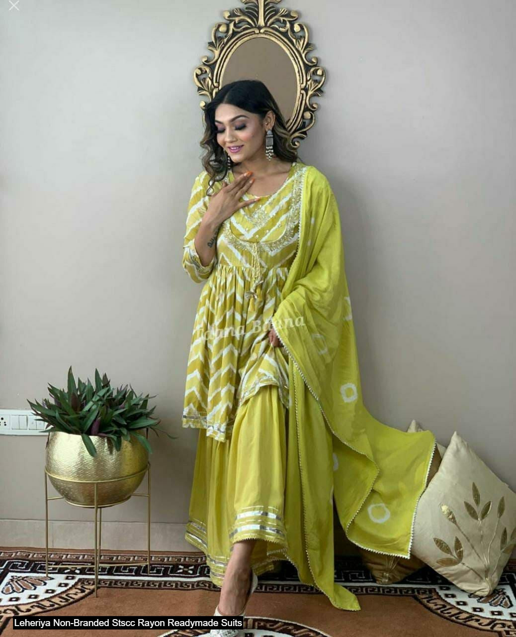 Leheriya Non-Branded Stscc Rayon Readymade Suits