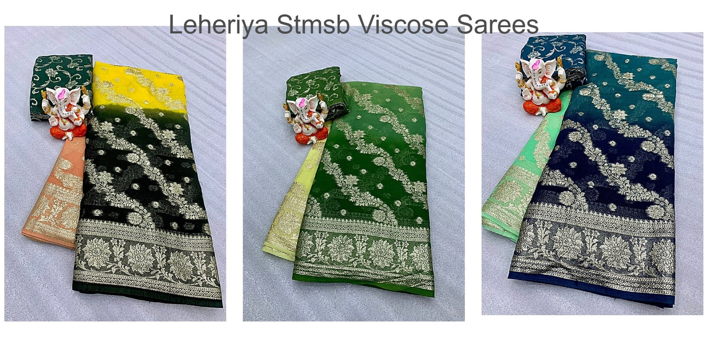 Leheriya Stmsb Viscose Sarees