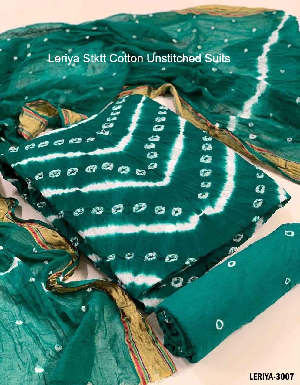 Leriya Stktt Cotton Unstitched Suits