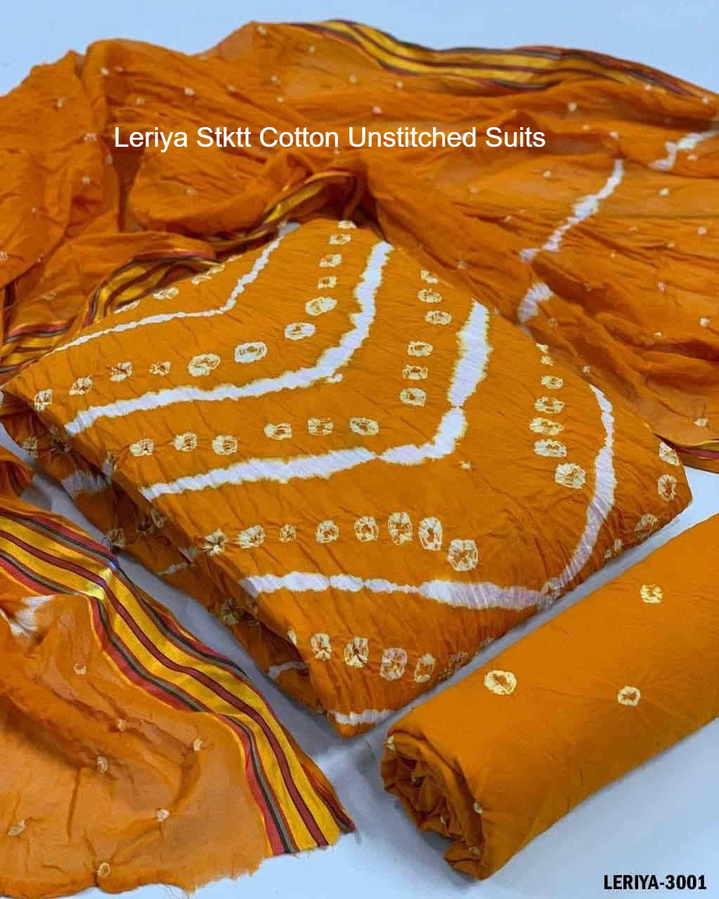 Leriya Stktt Cotton Unstitched Suits