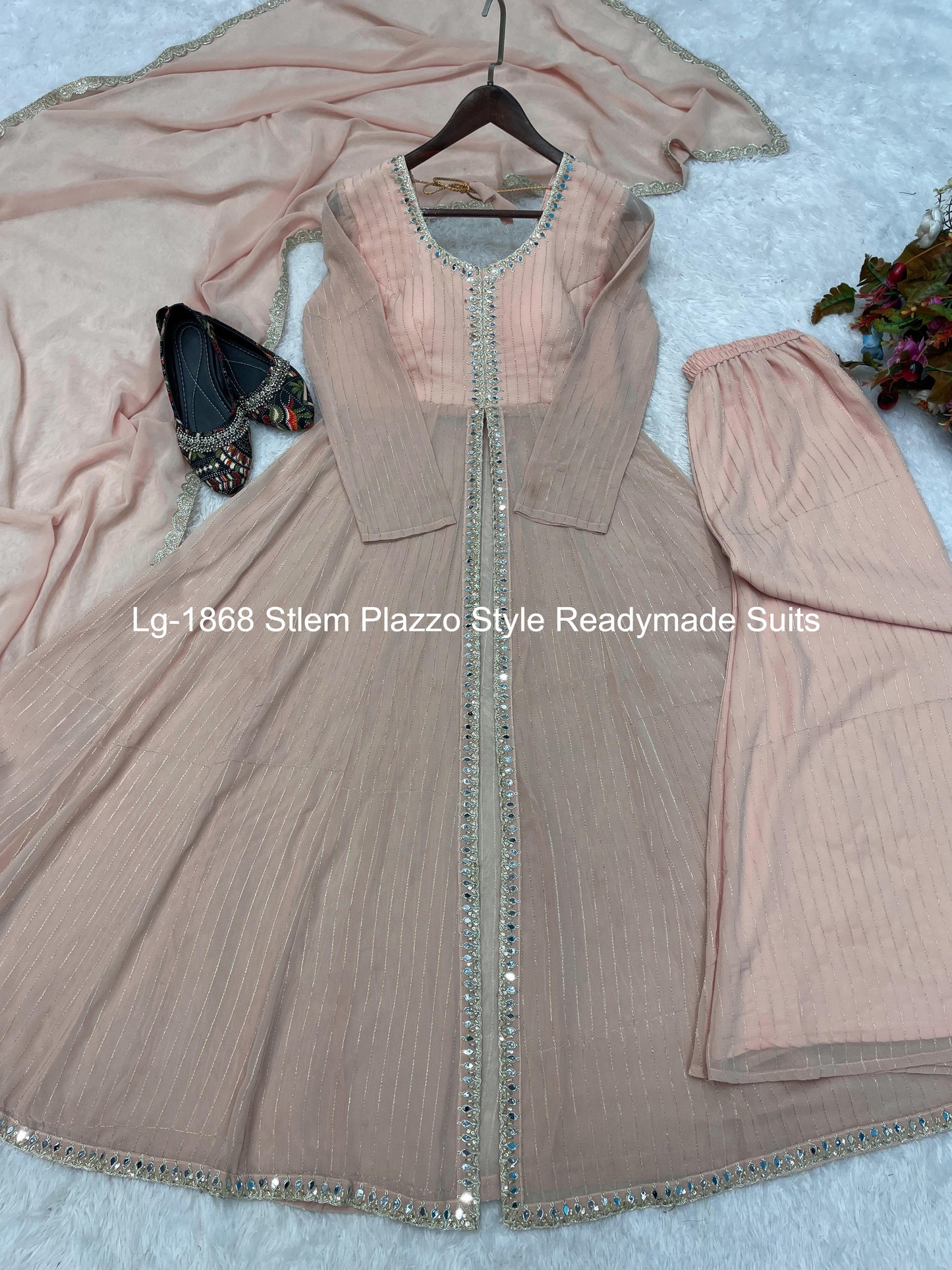 Lg-1868 Stlem Plazzo Style Readymade Suits