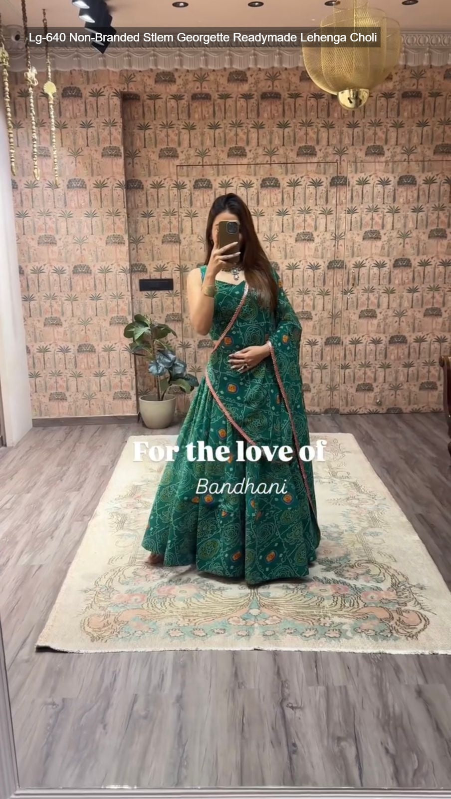 Lg-640 Non-Branded Stlem Georgette Readymade Lehenga Choli