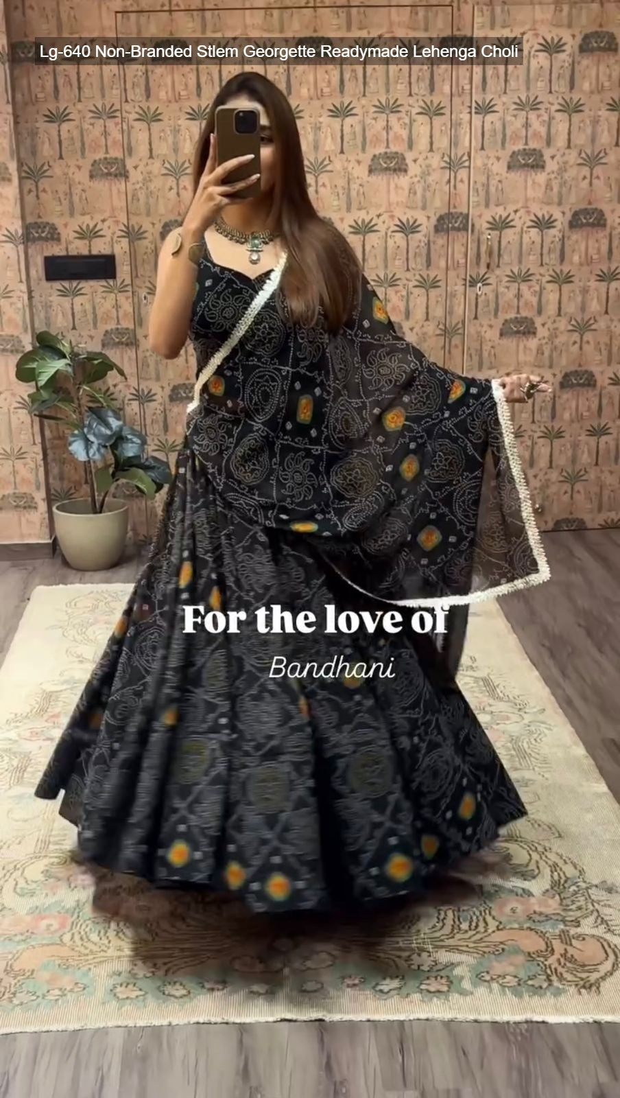 Lg-640 Non-Branded Stlem Georgette Readymade Lehenga Choli