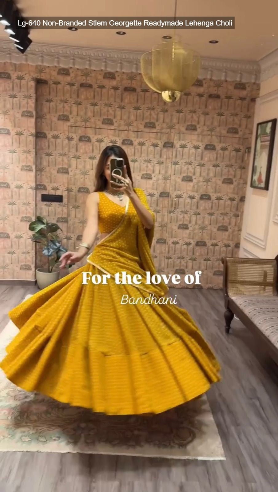 Lg-640 Non-Branded Stlem Georgette Readymade Lehenga Choli