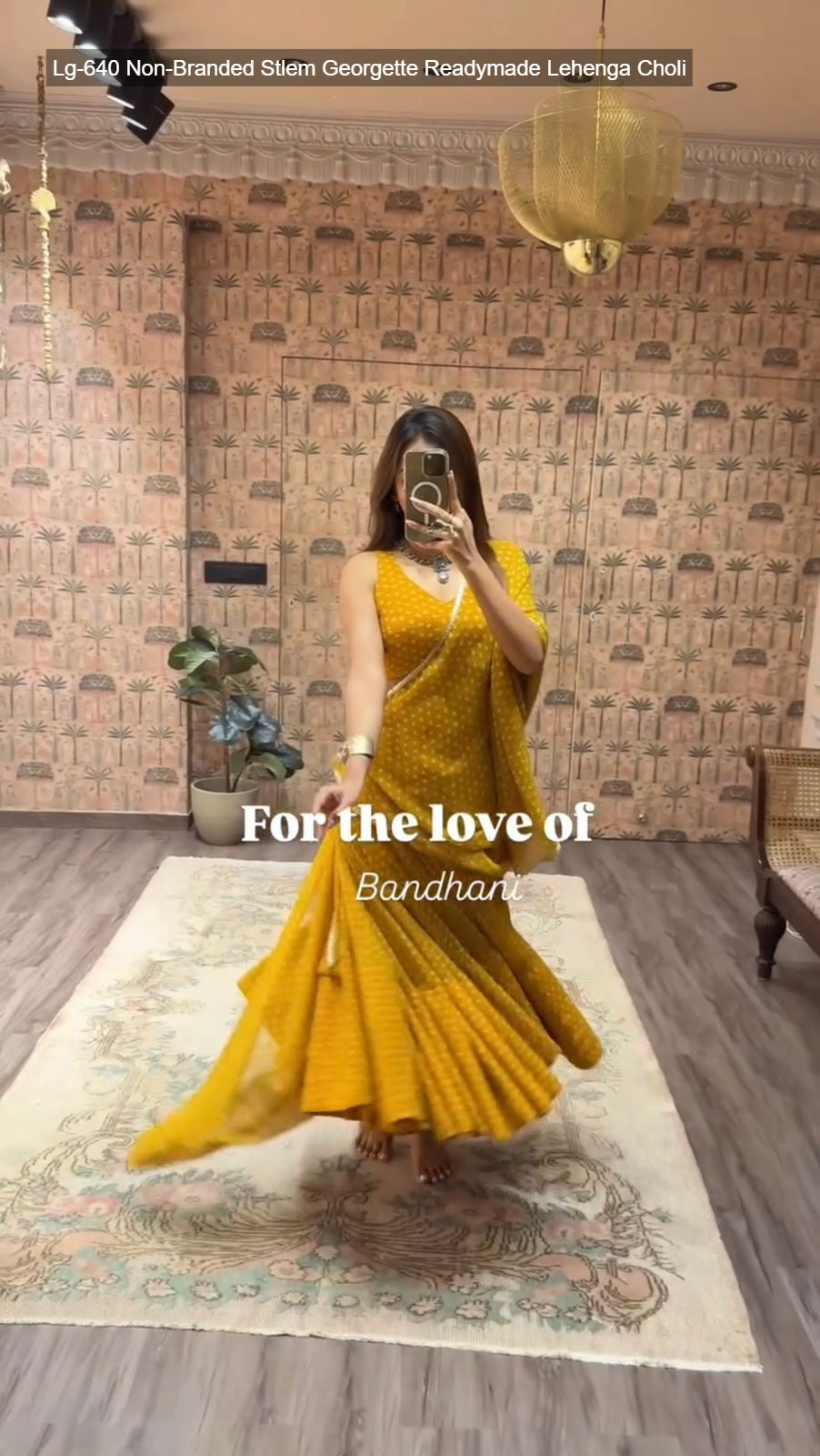 Lg-640 Non-Branded Stlem Georgette Readymade Lehenga Choli