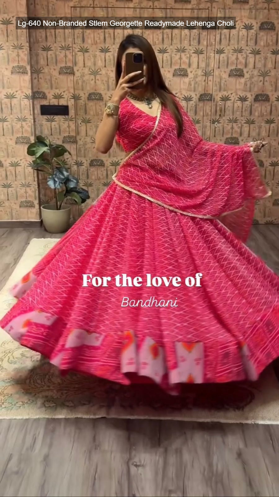 Lg-640 Non-Branded Stlem Georgette Readymade Lehenga Choli