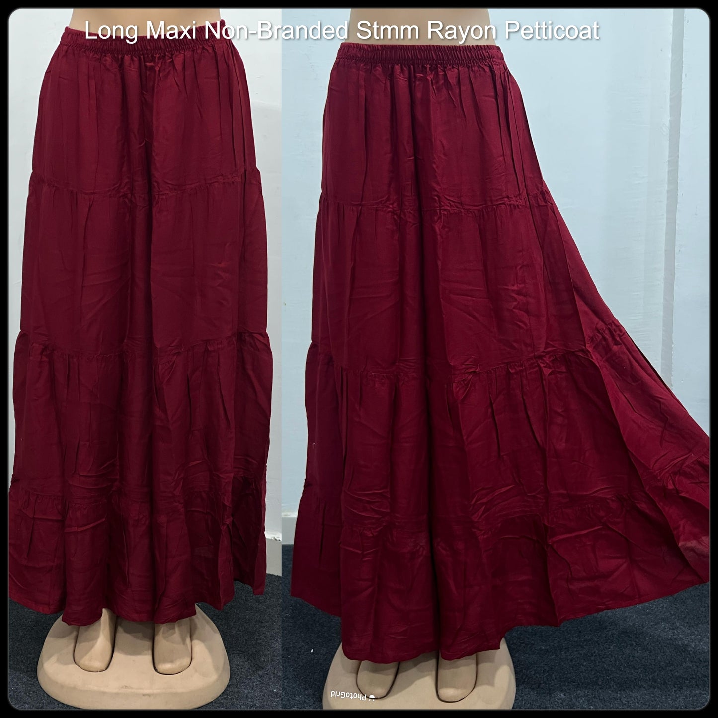 Long Maxi Non-Branded Stmm Rayon Petticoat