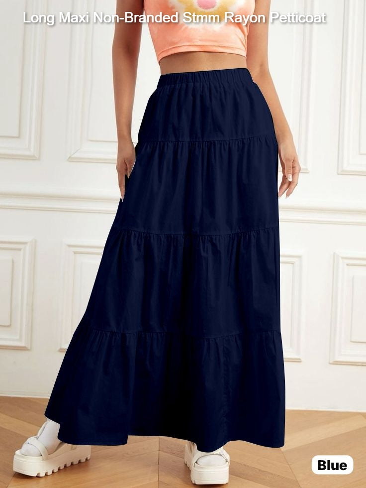 Long Maxi Non-Branded Stmm Rayon Petticoat