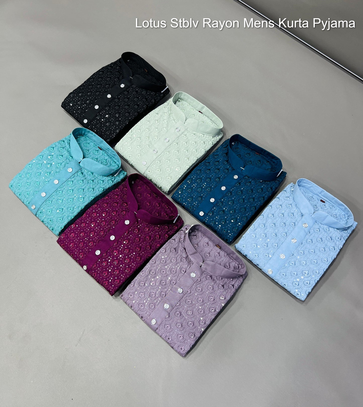 Lotus Stblv Rayon Mens Kurta Pyjama