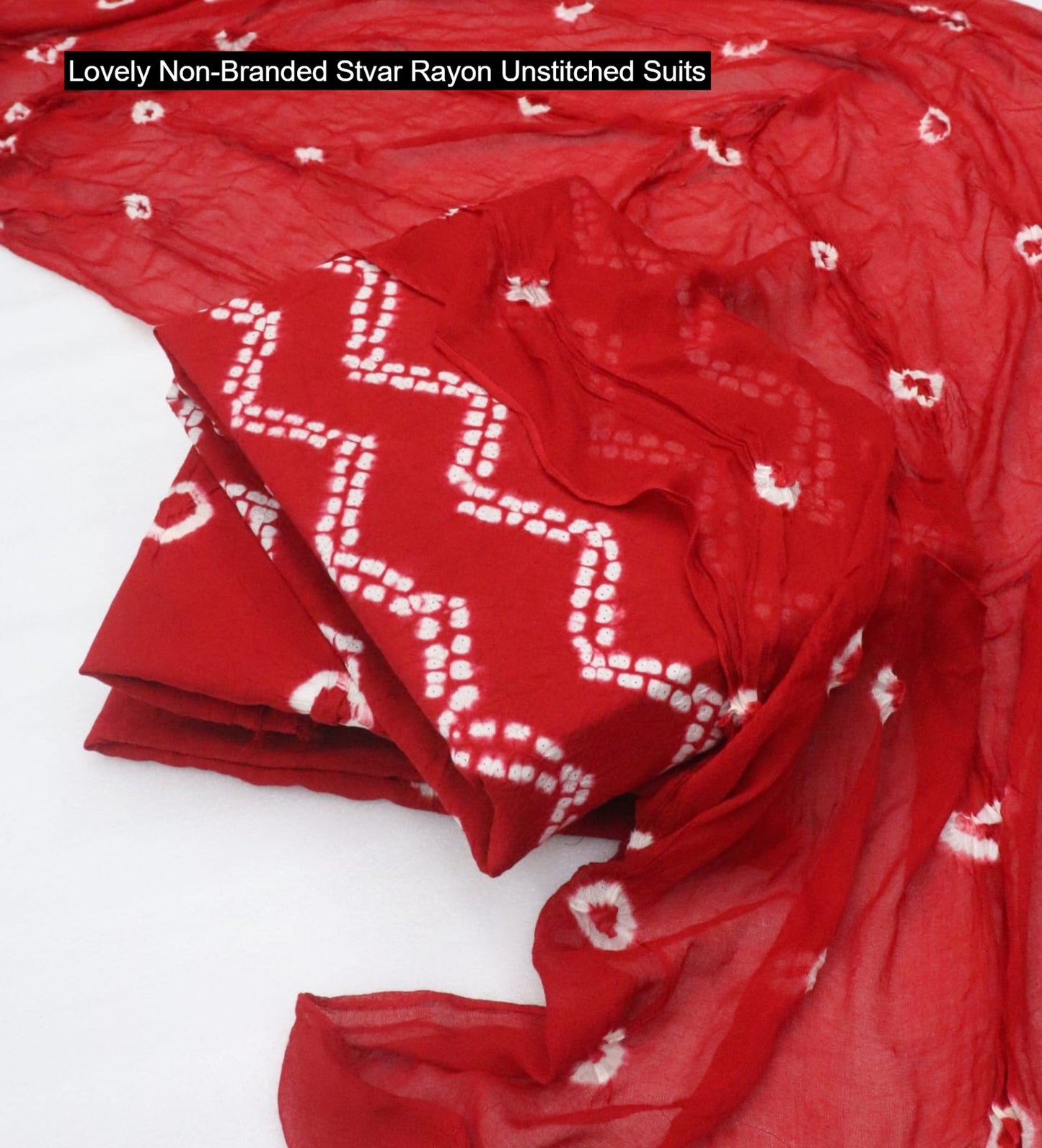 Lovely Non-Branded Stvar Rayon Unstitched Suits