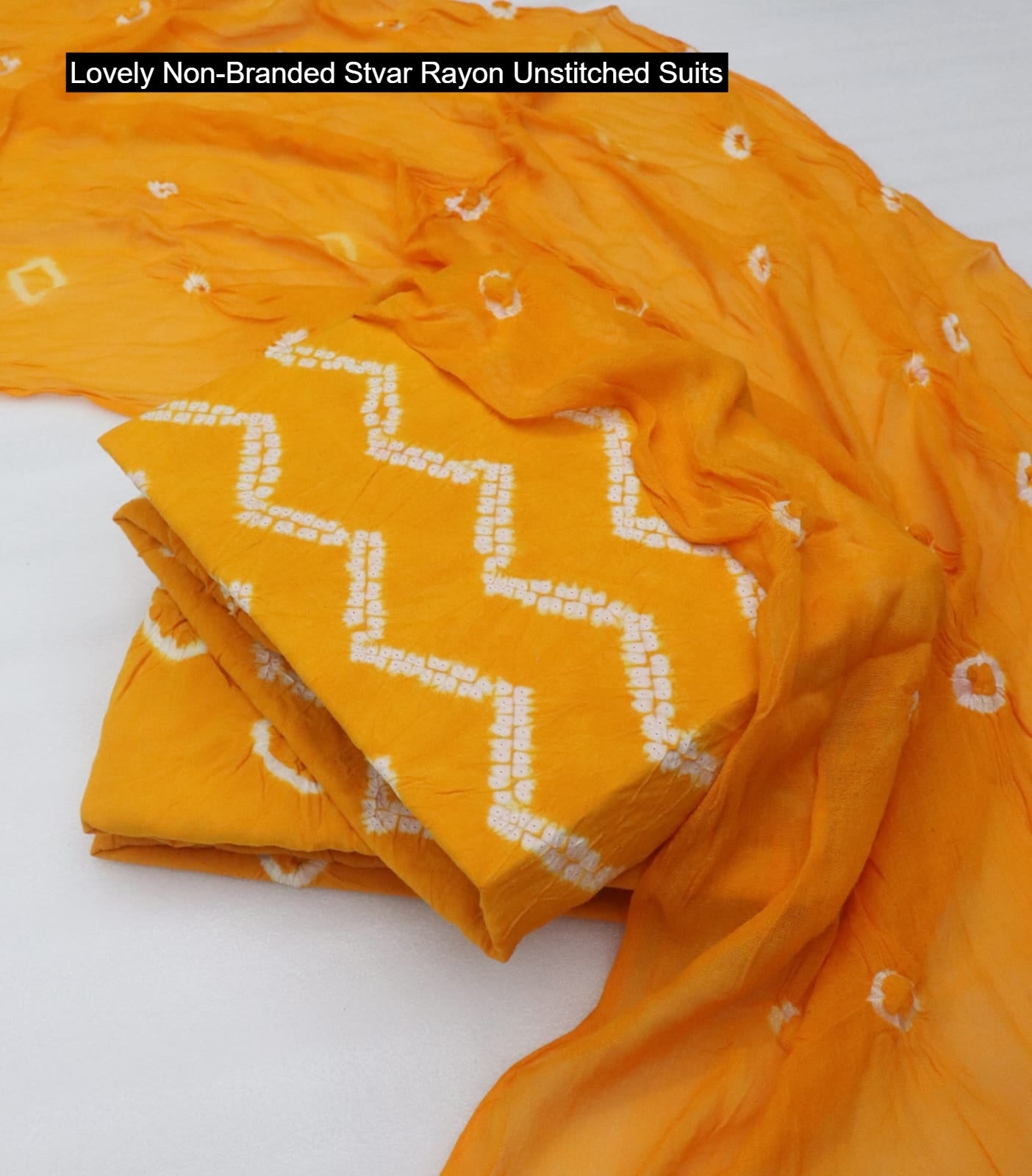 Lovely Non-Branded Stvar Rayon Unstitched Suits