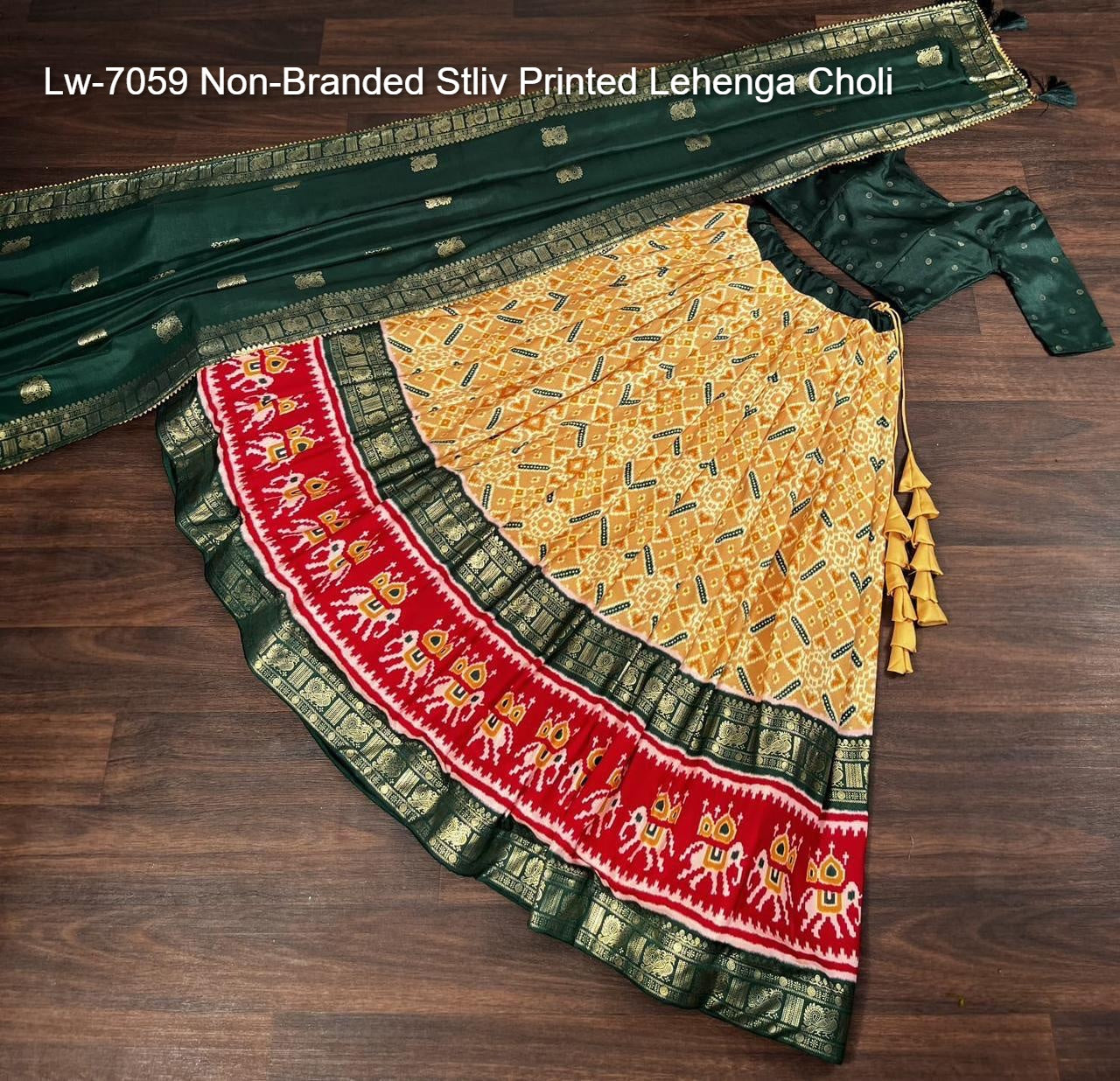 Lw-7059 Non-Branded Stliv Printed Lehenga Choli