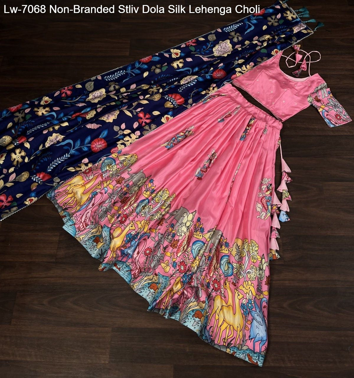 Lw-7068 Non-Branded Stliv Dola Silk Lehenga Choli