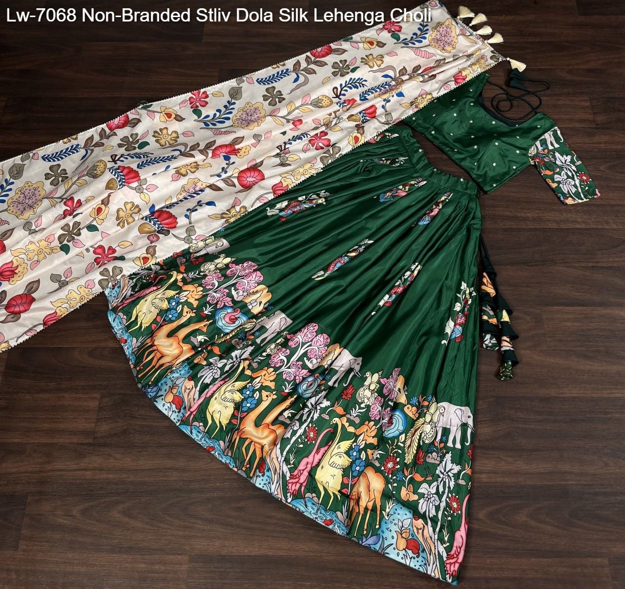 Lw-7068 Non-Branded Stliv Dola Silk Lehenga Choli