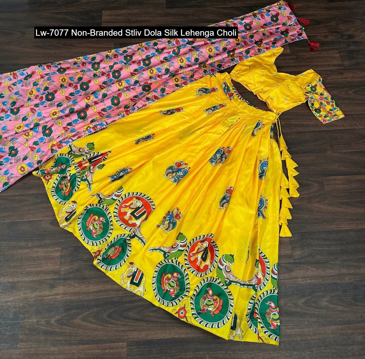 Lw-7077 Non-Branded Stliv Dola Silk Lehenga Choli