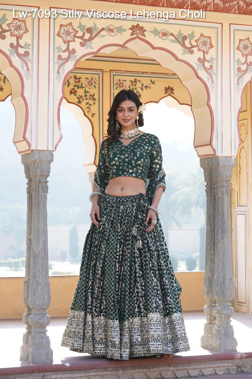 Lw-7093 Stliv Viscose Lehenga Choli