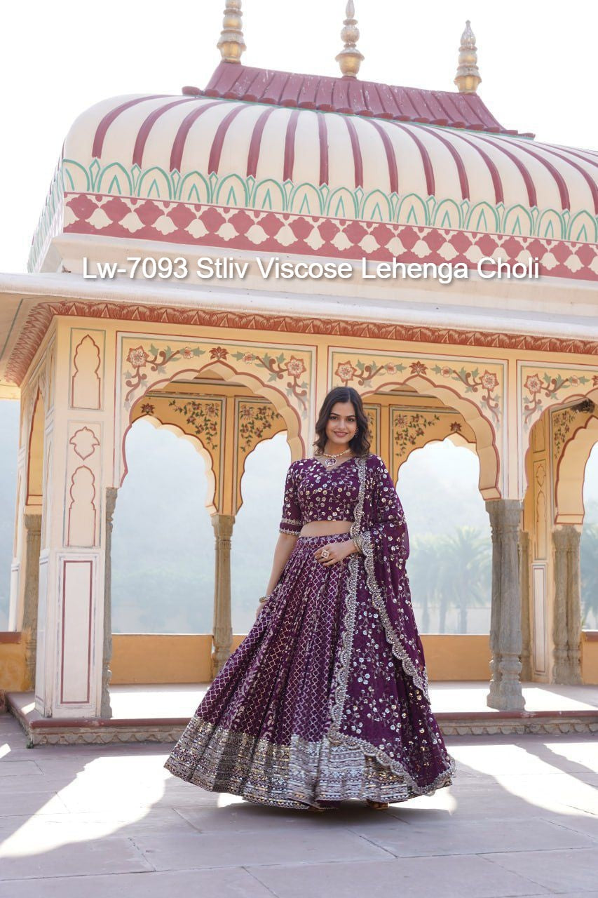 Lw-7093 Stliv Viscose Lehenga Choli