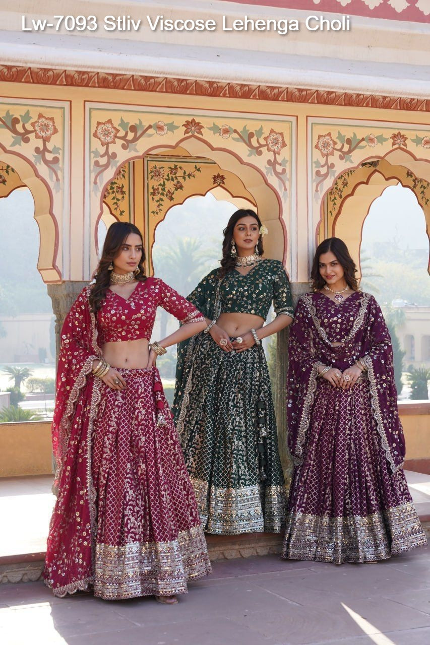 Lw-7093 Stliv Viscose Lehenga Choli