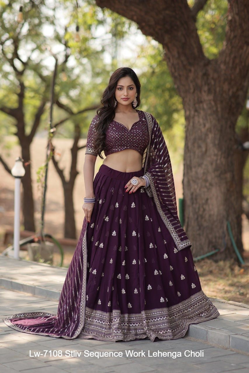 Lw-7108 Stliv Sequence Work Lehenga Choli