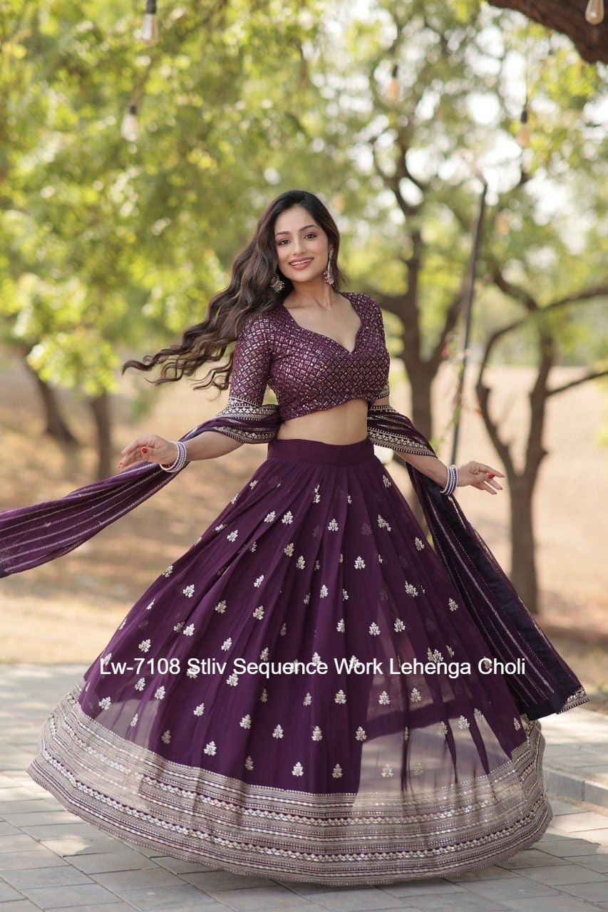Lw-7108 Stliv Sequence Work Lehenga Choli