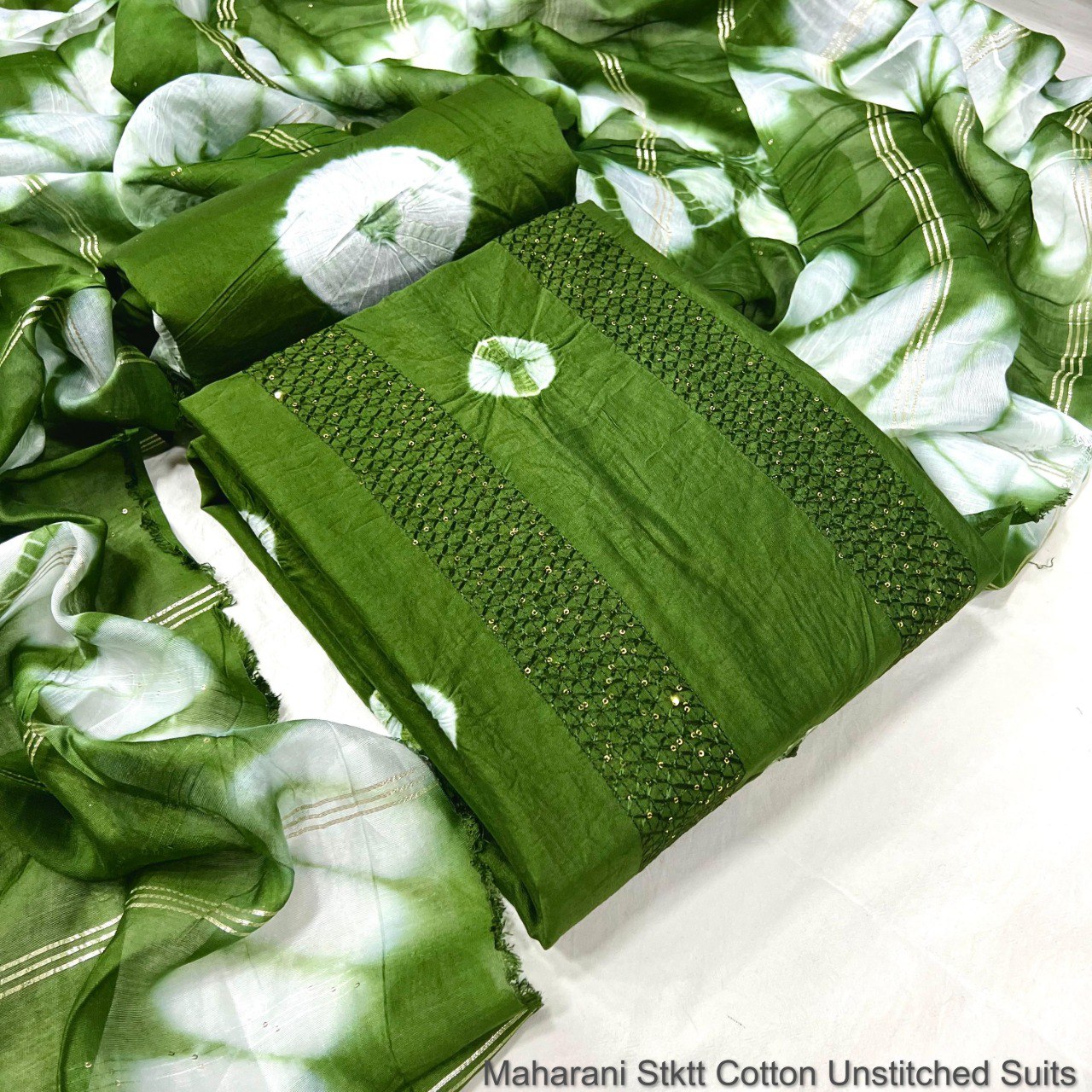 Maharani Stktt Cotton Unstitched Suits