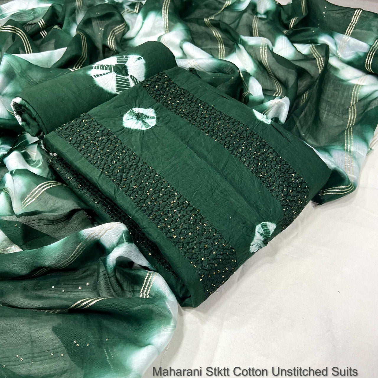 Maharani Stktt Cotton Unstitched Suits
