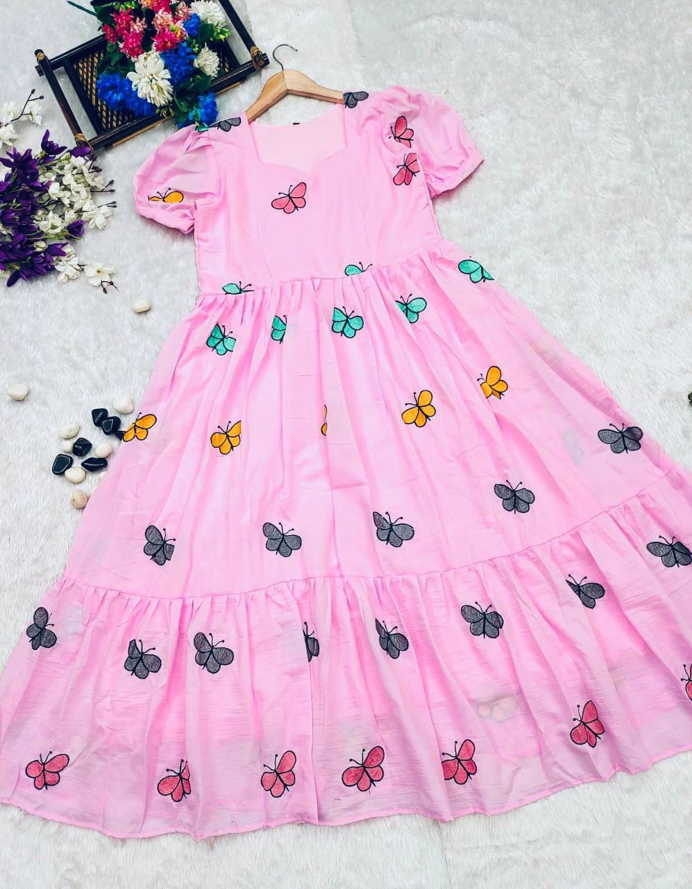 Maska Cotton 1809 Pink Qubo Butterfly One Piece