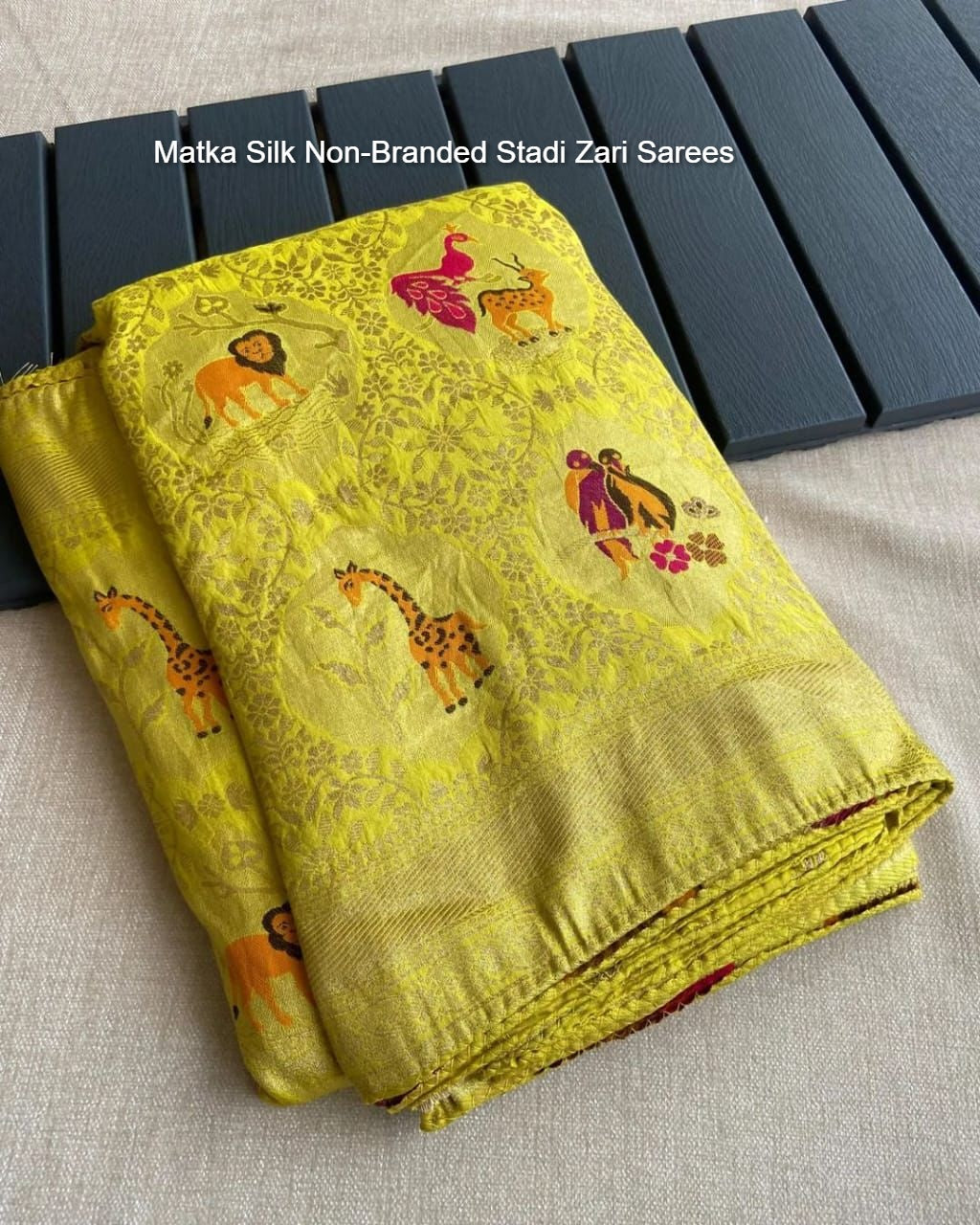 Matka Silk Non-Branded Stadi Zari Sarees