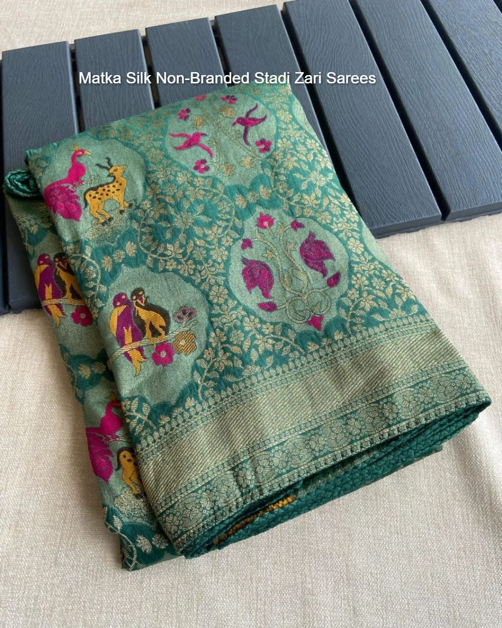 Matka Silk Non-Branded Stadi Zari Sarees