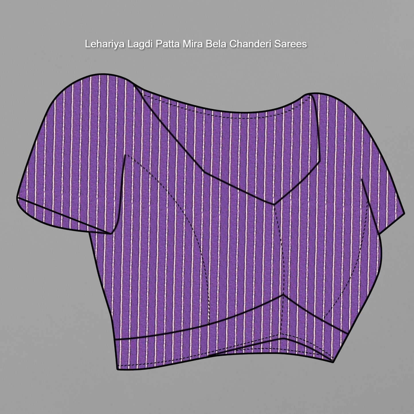 Mb045 Lehariya Lagdi Patta Mira Bela Chanderi Sarees