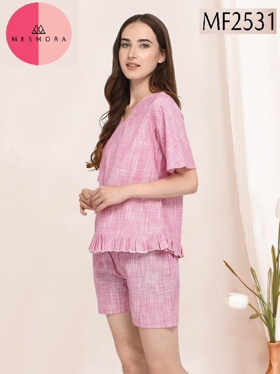 Mf2531 Msm Short Night Suits