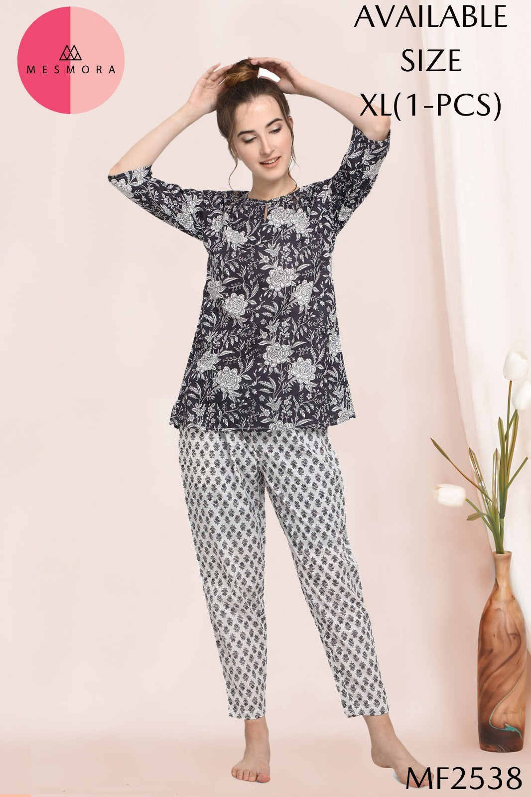 Mf2538 Msm Cotton Night Suits