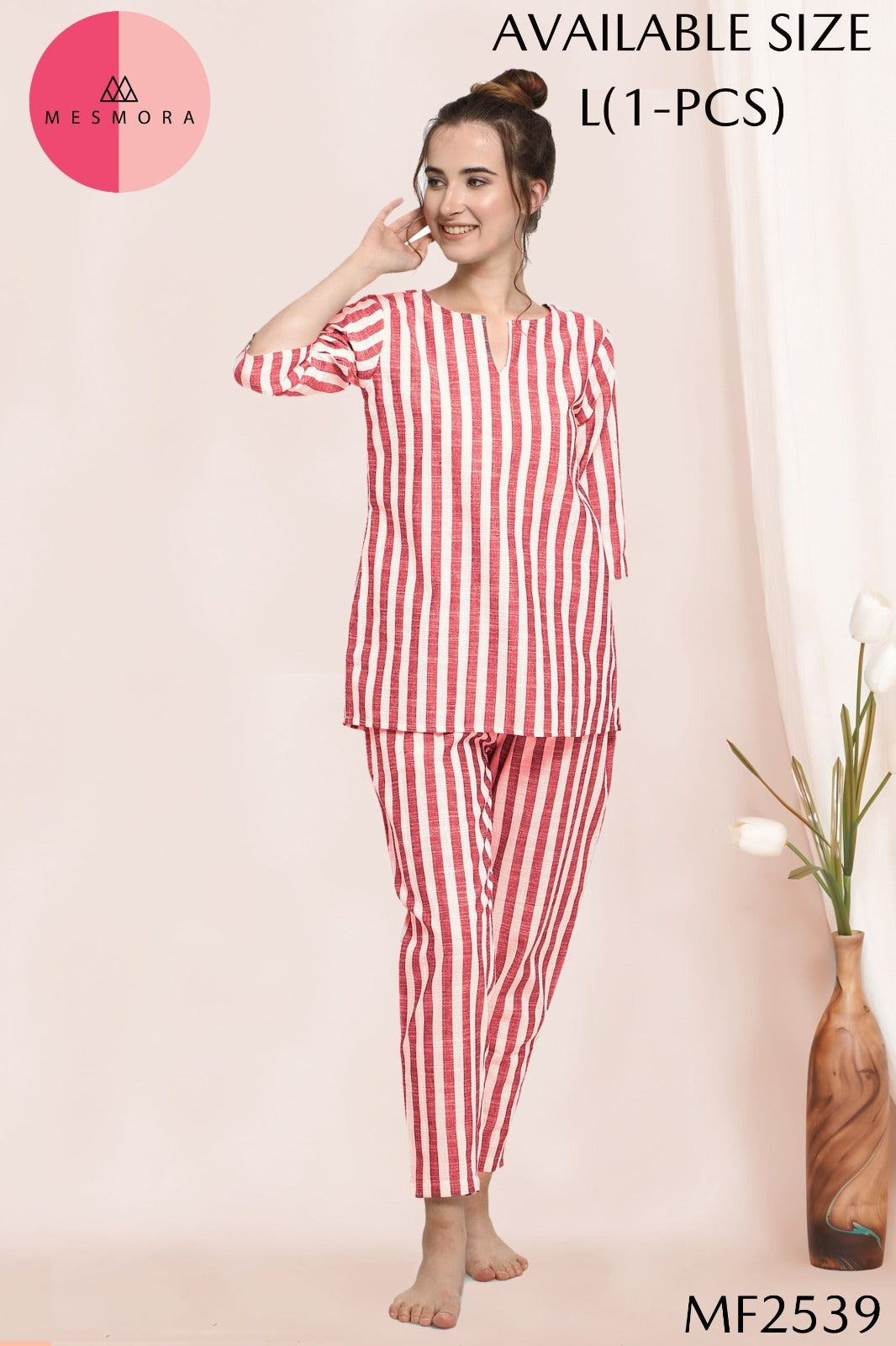 Mf2539 Msm Cotton Night Suits