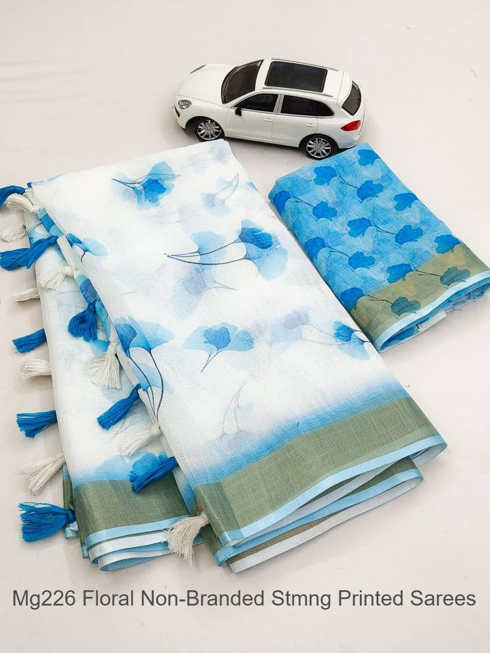 Mg226 Floral Non-Branded Stmng Printed Sarees