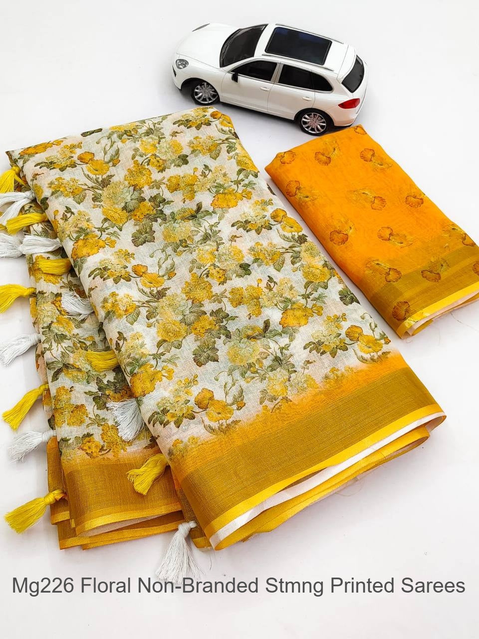 Mg226 Floral Non-Branded Stmng Printed Sarees