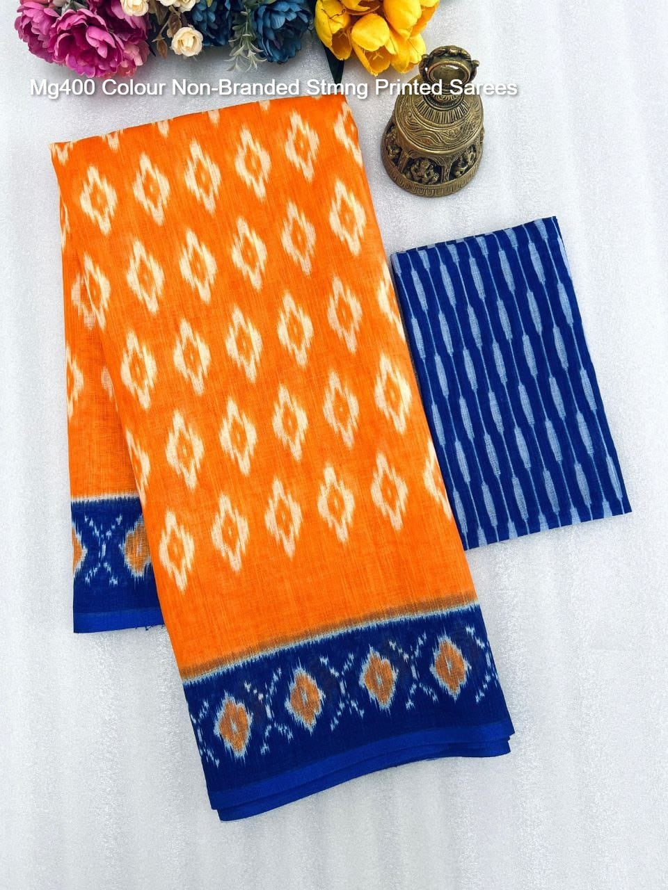 Mg400 Colour Non-Branded Stmng Printed Sarees