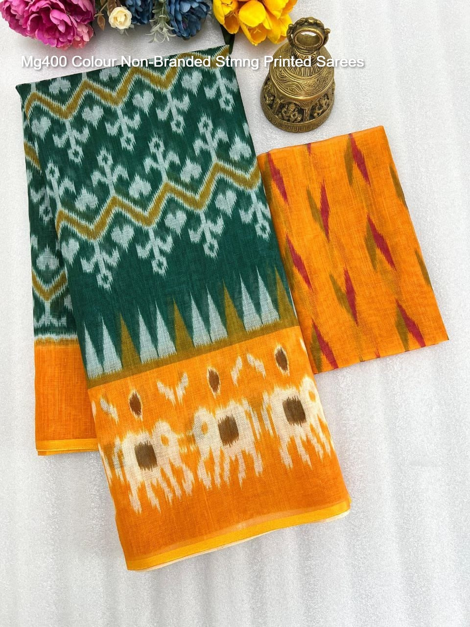 Mg400 Colour Non-Branded Stmng Printed Sarees