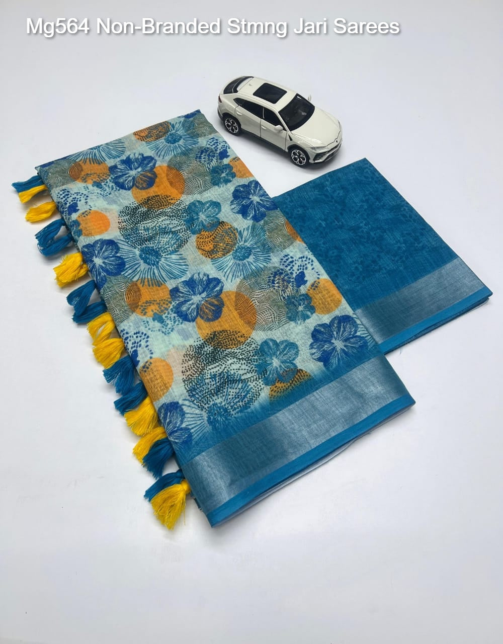 Mg564 Non-Branded Stmng Jari Sarees