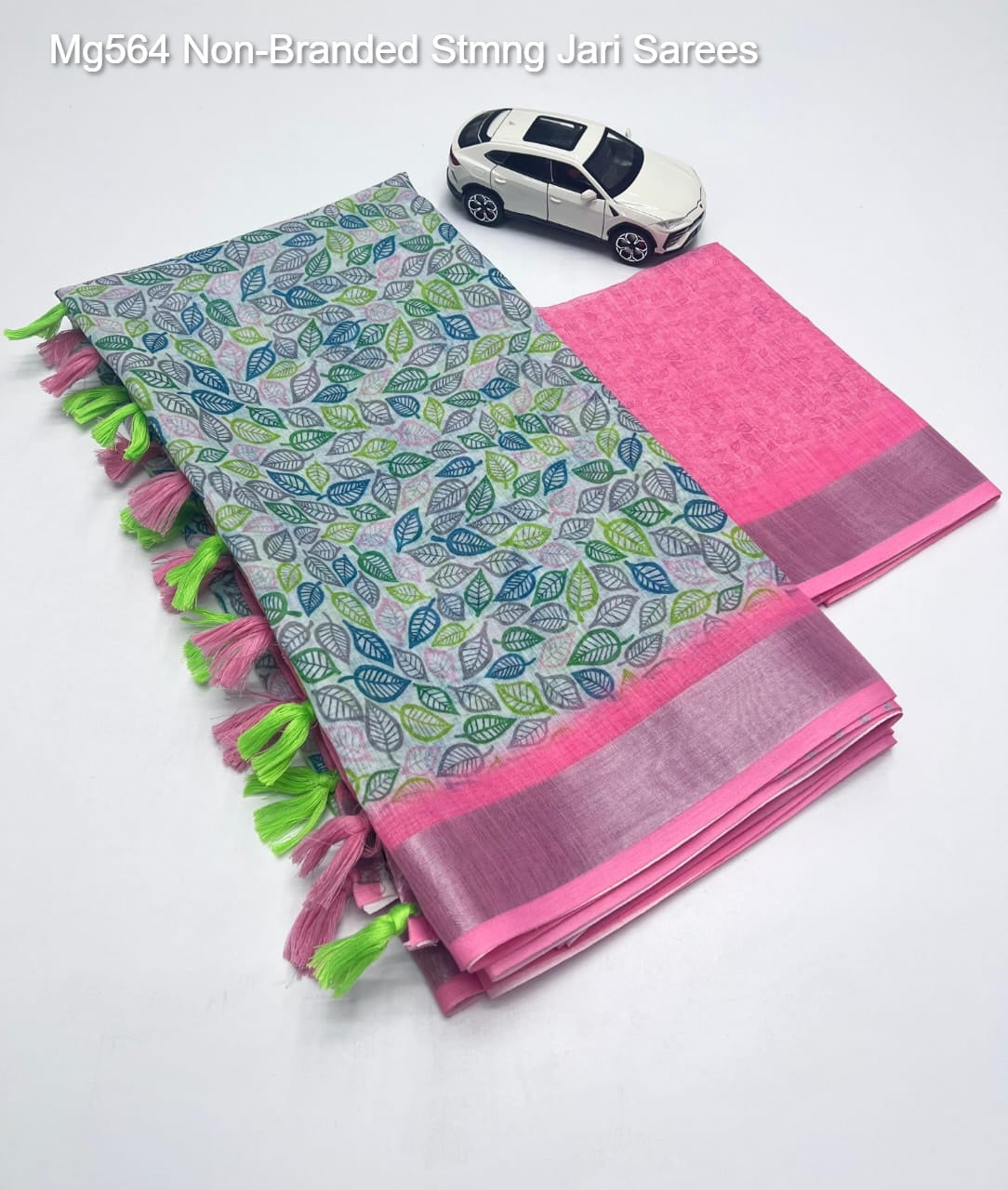 Mg564 Non-Branded Stmng Jari Sarees