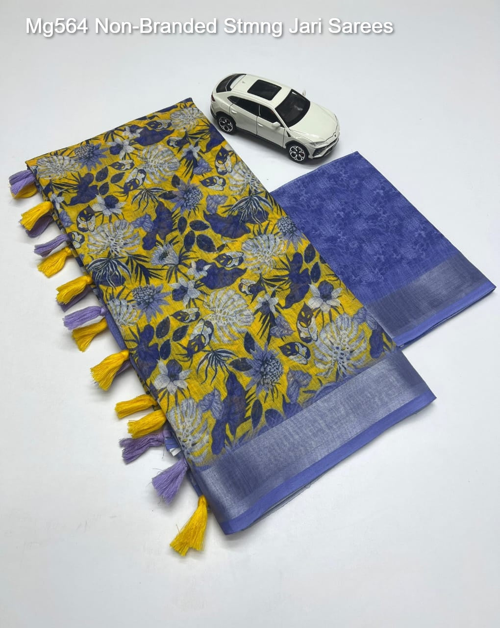 Mg564 Non-Branded Stmng Jari Sarees