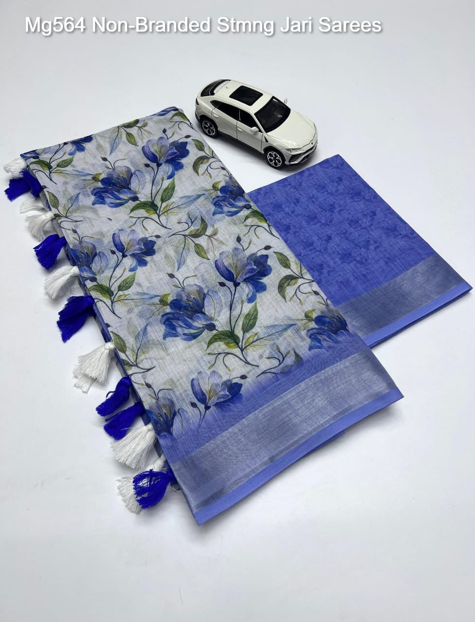 Mg564 Non-Branded Stmng Jari Sarees