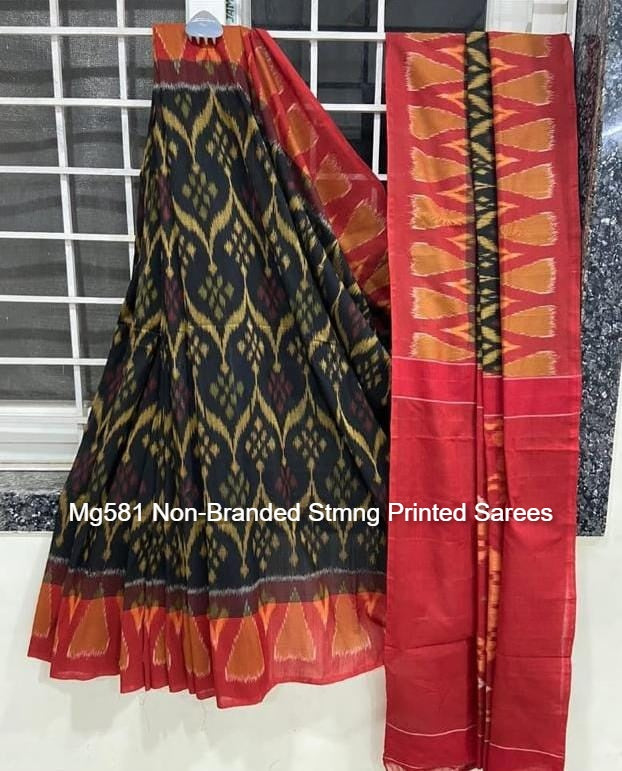 Mg581 Non-Branded Stmng Printed Sarees