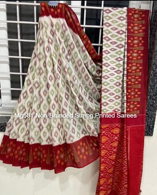 Mg581 Non-Branded Stmng Printed Sarees