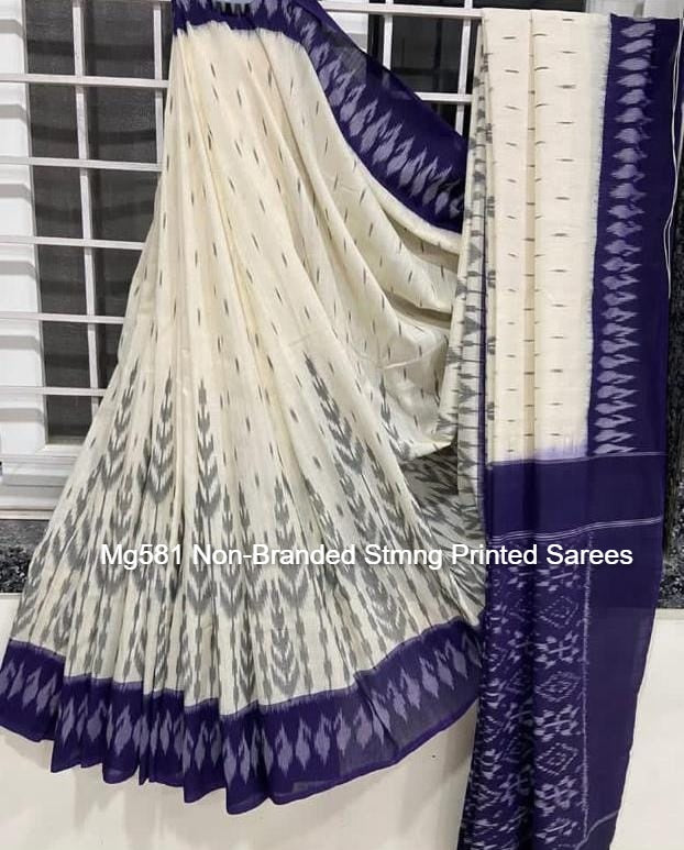 Mg581 Non-Branded Stmng Printed Sarees