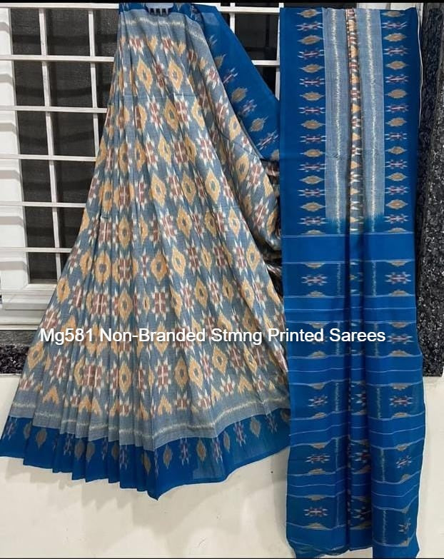 Mg581 Non-Branded Stmng Printed Sarees