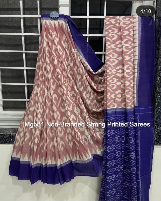 Mg581 Non-Branded Stmng Printed Sarees