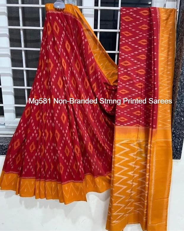 Mg581 Non-Branded Stmng Printed Sarees