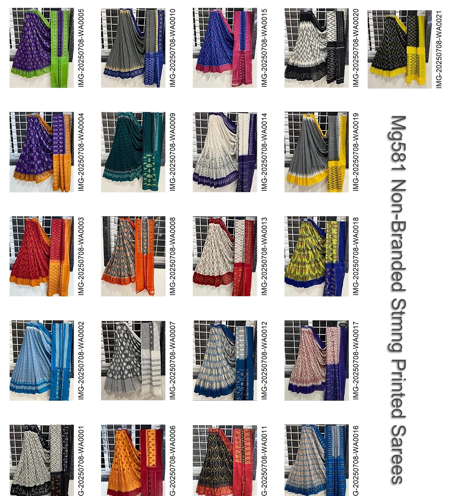 Mg581 Non-Branded Stmng Printed Sarees